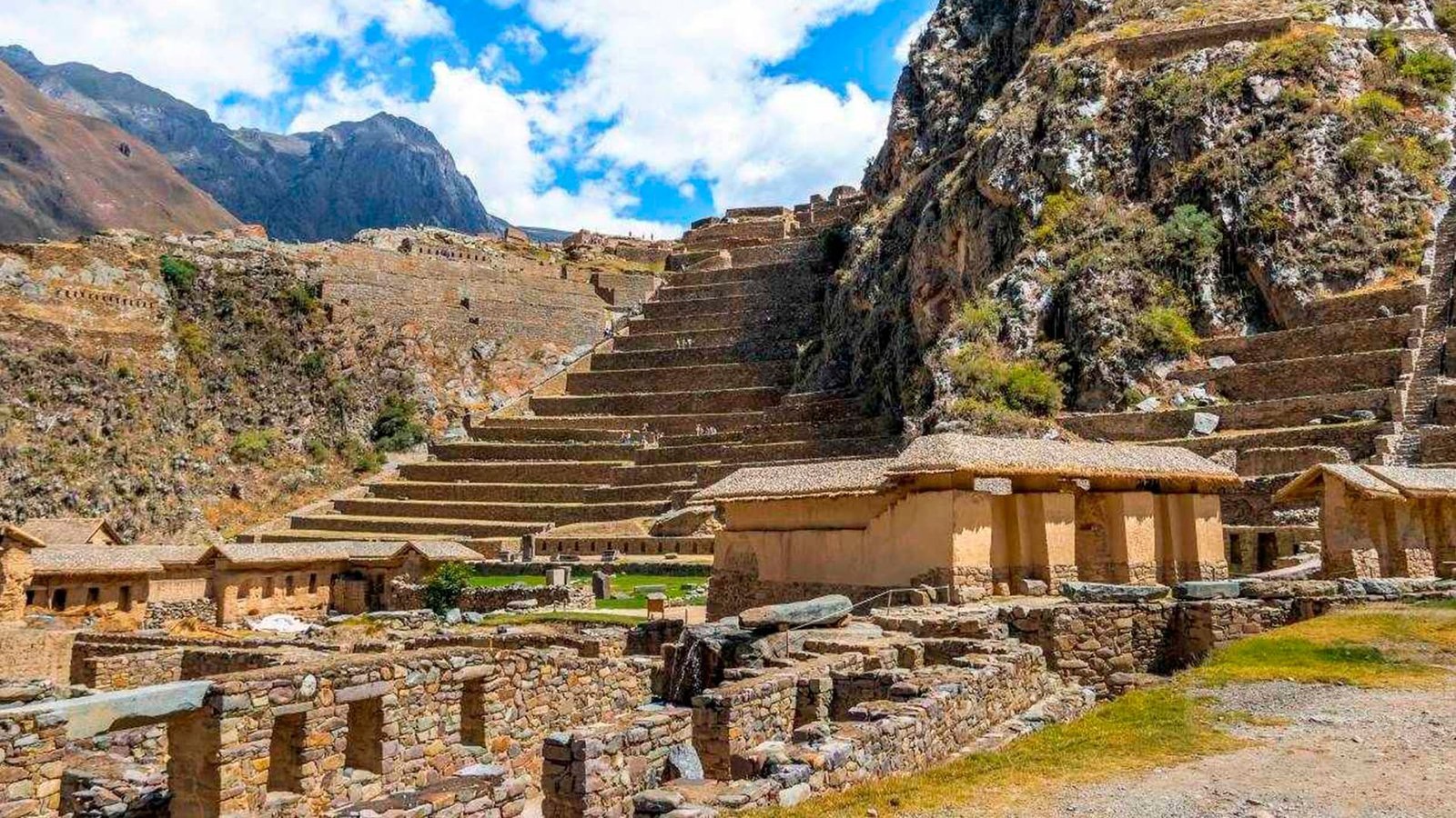 Ruinas imperiales de Ollantaytambo en el Valle Sagrado, Cusco